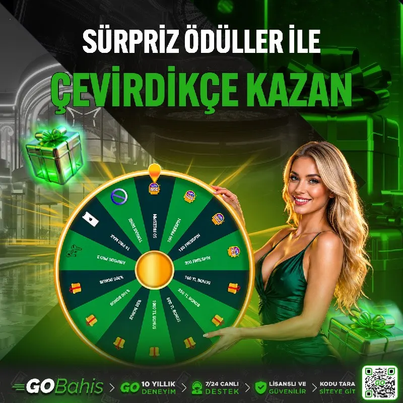 🎡 GOBahis Şans Çarkı Dönüyor! Şansını Çevir, Ödülünü Belirle! ✨ 🗣 Şans Çarkı’nda her…