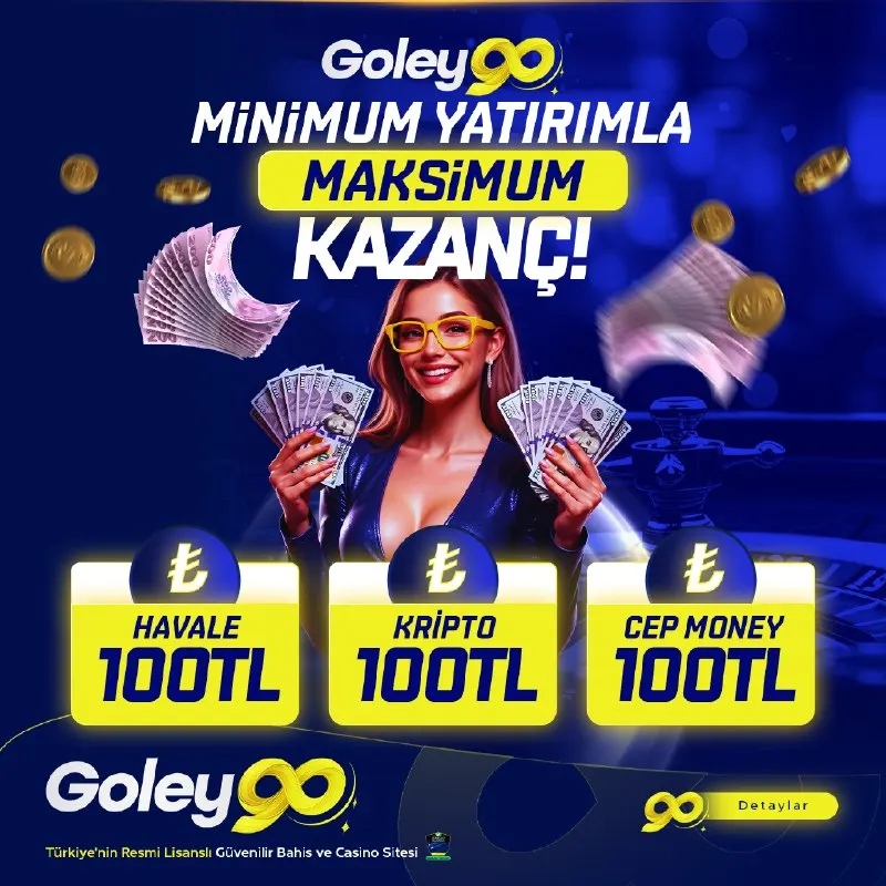 📌 🔤🔤🔤🔤🔤🔤 1️⃣0️⃣0️⃣₺ YATIRIM GOLEY90'DA! 💵 💳 Havale ➡️🔤🔤🔤₺ 🤑 Kripto ➡️🔤🔤🔤₺ 💰 CepMoney…