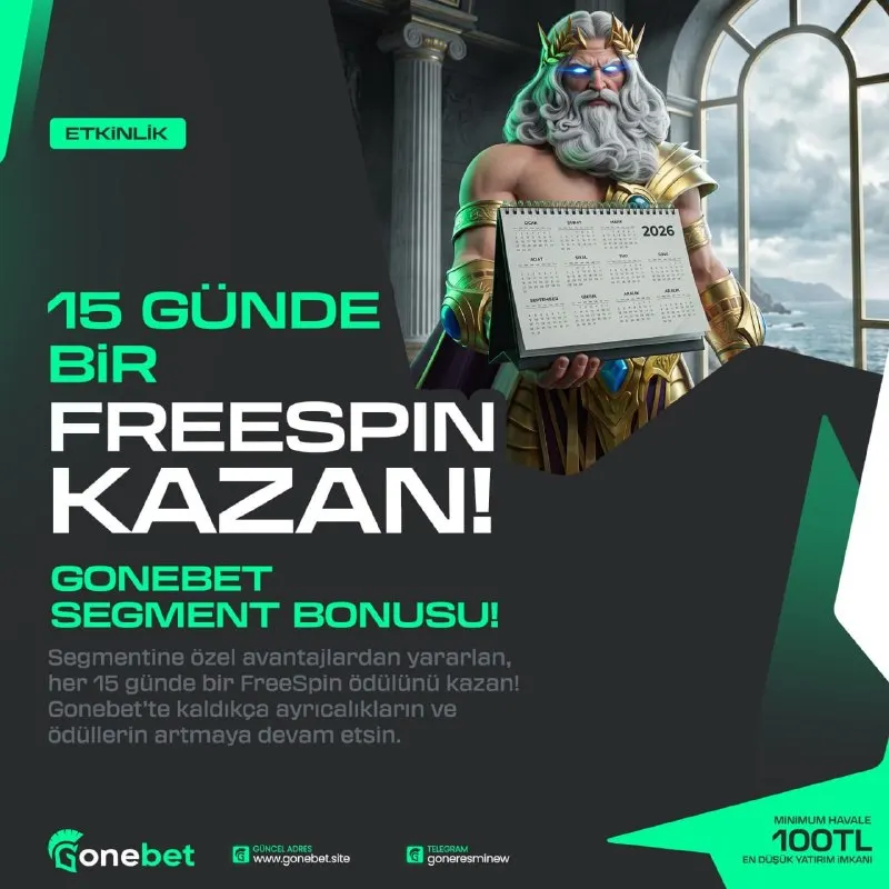 🎁 15 GÜNDE BİR SÜRPRİZ ÖDÜL! ➡️ 1.000₺ ve üzeri yatırımlar 📆 Her 15 günlük dönemde ☑️…