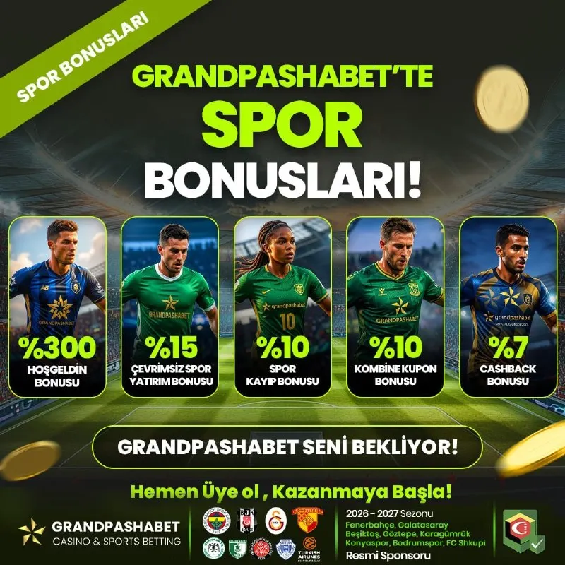 🔠🔠🔠🔠 🅱️🔠🔠🔠🔠🔠🅰️🔠🔠 😀GrandPasha'da Spor Heyecanı ve Özel Bonuslar Bir Arada! 😀 🎁 %300…