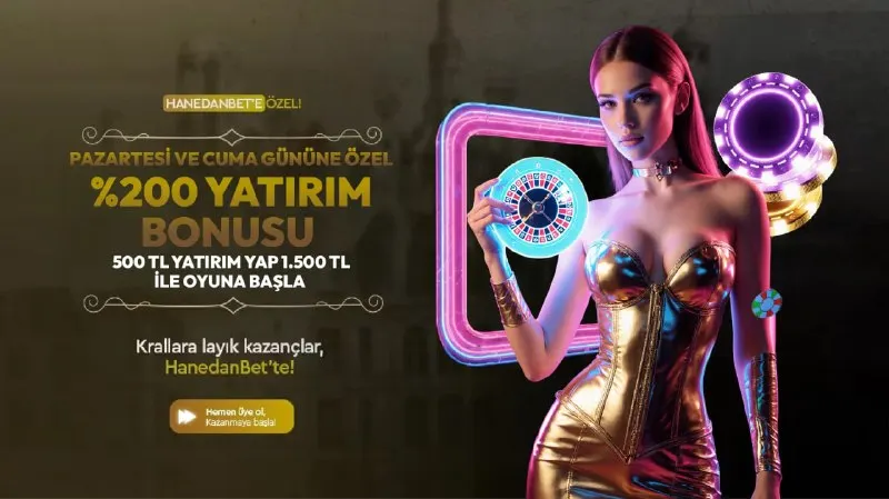 🎰 %200 PERŞEMBE SLOT BONUSU 🎰 🔥 PERŞEMBEYE ÖZEL DEV BONUS! 💰 Yatırım: Minimum 500 ₺ /…