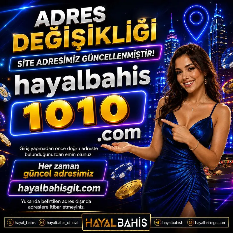 📢 ÖNEMLİ DUYURU 📢 Erişim adresimiz güncellendi ‼️ Giriş⏬ https://hayalbahis1010.com/tr