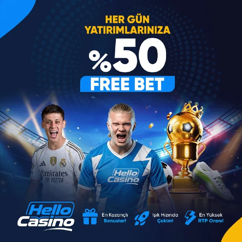 🌟🌟🌟 🌟🌟🌟’da Güne Ekstra Kazançla Başla 🔴1️⃣.0️⃣0️⃣0️⃣₺ ve Üzeri Yatırımlara ✅#HelloCasino…