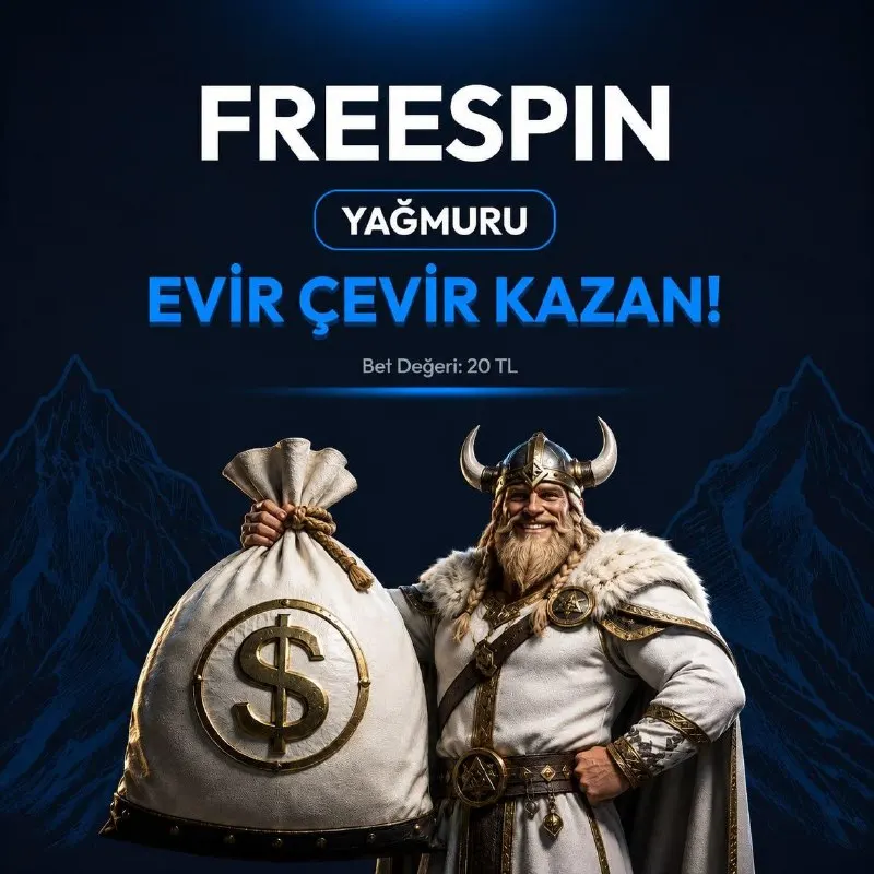 🔥 FREESPİN YAĞMURU! 🎰 EVİR ÇEVİR KAZAN Her çevirişte yeni bir sürpriz seni bekliyor!