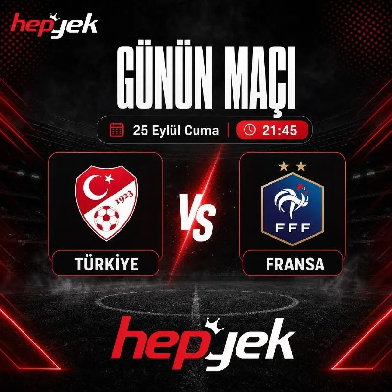 🅰️🅰️🅰️🅰️🅰️ 🅰️🅰️🅰️🅰️ 🔥 Hepyek'de Günün Öne Çıkan Karşılaşması! ➡️ TÜRKİYE 💚 FRANSA ⬅️ 🏆 En…