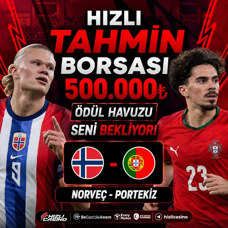 ⚡️ HIZLI TAHMİN BORSASI SAHNEDE! ⚡️ ⚽️ Norveç - Portekiz karşılaşmasında seçimlerini yap…