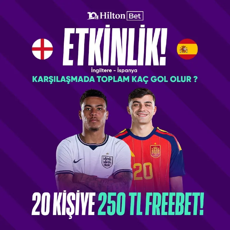 ⚡️ GÜNÜN ETKİNLİĞİ HAZIR! 🌟 İngiltere - İspanya | Karşılaşmada Toplam Kaç Gol Olur ? 💰…