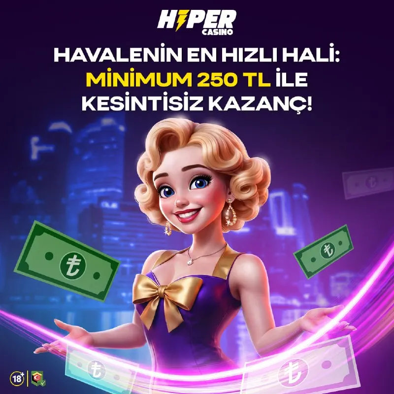 🚀 Minimum Limit, Maksimum Hız! 🤑 HiperCasino'da 250 TL havale fırsatıyla eğlenceyi…
