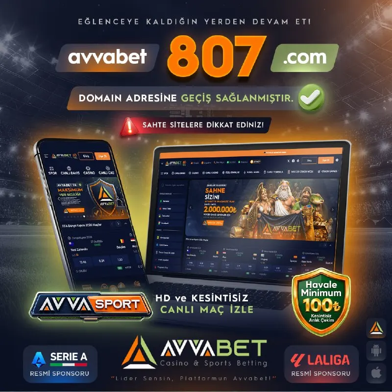 📢 AVVABET GİRİŞ ADRESİ GÜNCELLENDİ 🌐 Yeni giriş adresimiz: 👉 www.avvabet807.com 🔐 Güncel…