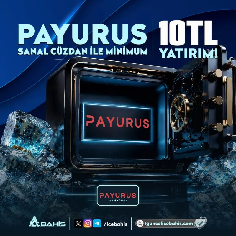 🥶🪧🪧🪧 💵 PAYURUS Sanal Cüzdan ile Minimum 10TL YATIRIM! 💵 🎰 icebahis'te her spin yeni bir…