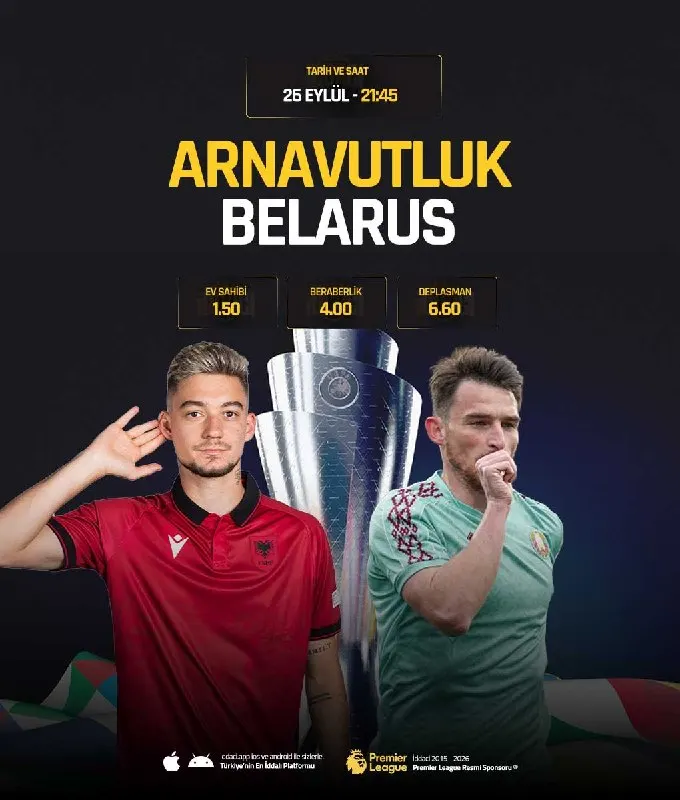 ⭐Farklı Kazanmak İsteyenlerin Adresi İddacıda Yerinizi Alın !! ⚽️ Arnavutluk 🆚 Belarus 📅…