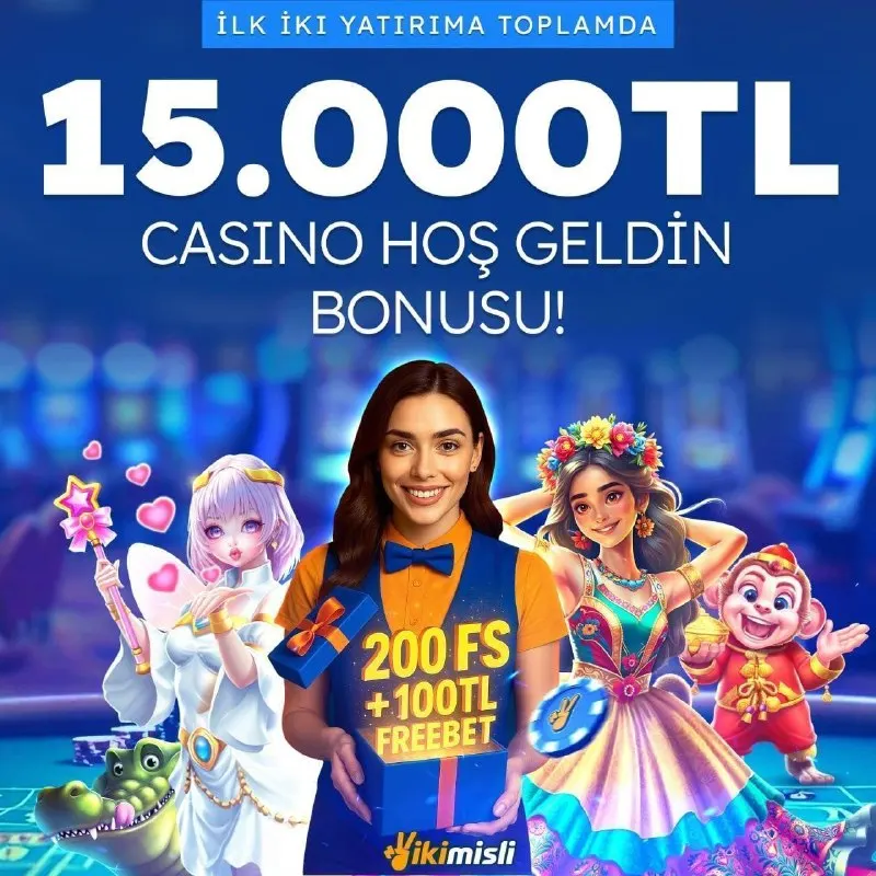 🎰 CASİNOYA GİRİŞ HEDİYELİ! 🎰 💰 İlk iki yatırımına toplamda 1️⃣5️⃣🔤0️⃣0️⃣0️⃣ 🔤🔤 hoş geldin…