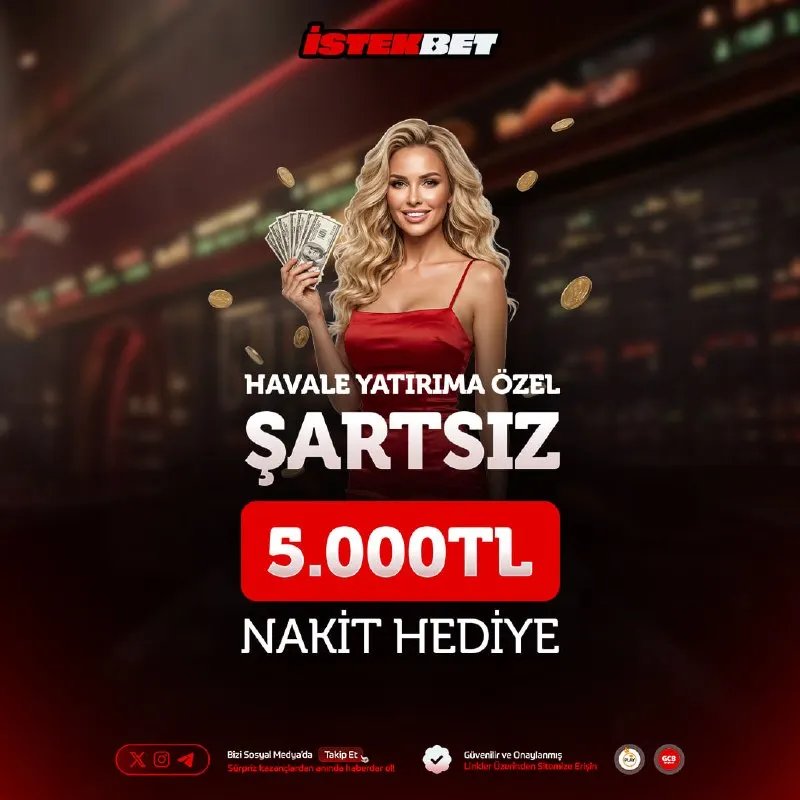 😀😀😀😀🆕🆕 💲Havale İle Yatırımlara Özel Şartsız 5.000 TL Nakit Hediye İstekbet'te!💲…