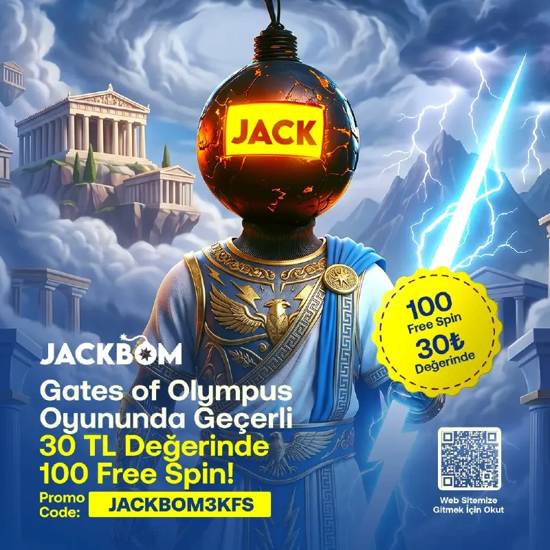 🔥JACKBOM’DAN HERKESE 30₺ DEĞERİNDE 100 FREESPİN! 🔥 💥 PROMO CODE: JACKBOM3KFS 🔔…