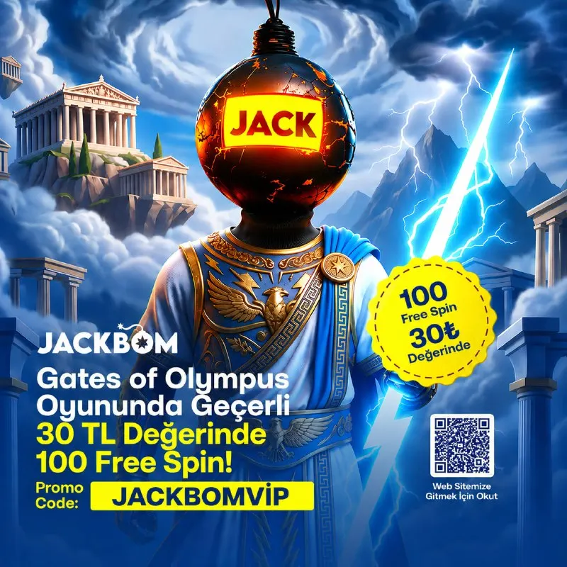 🔥JACKBOM’DAN HERKESE 30₺ DEĞERİNDE 100 FREESPİN! 🔥 💥 PROMO CODE: JACKBOMVİP 🔔…