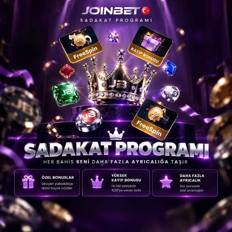 🧡 JOINBET SADAKAT PROGRAMI Artık her bahis seni bir adım daha ileriye taşıyor! JoinBet…