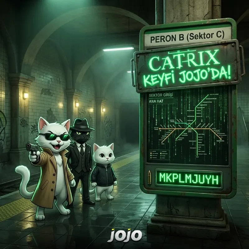 🐈 Catrix keyfi Jojo'da! 💚 Jojo'ya Git 👍 Freespin kodlarından yararlanabilmek için, bu ay…