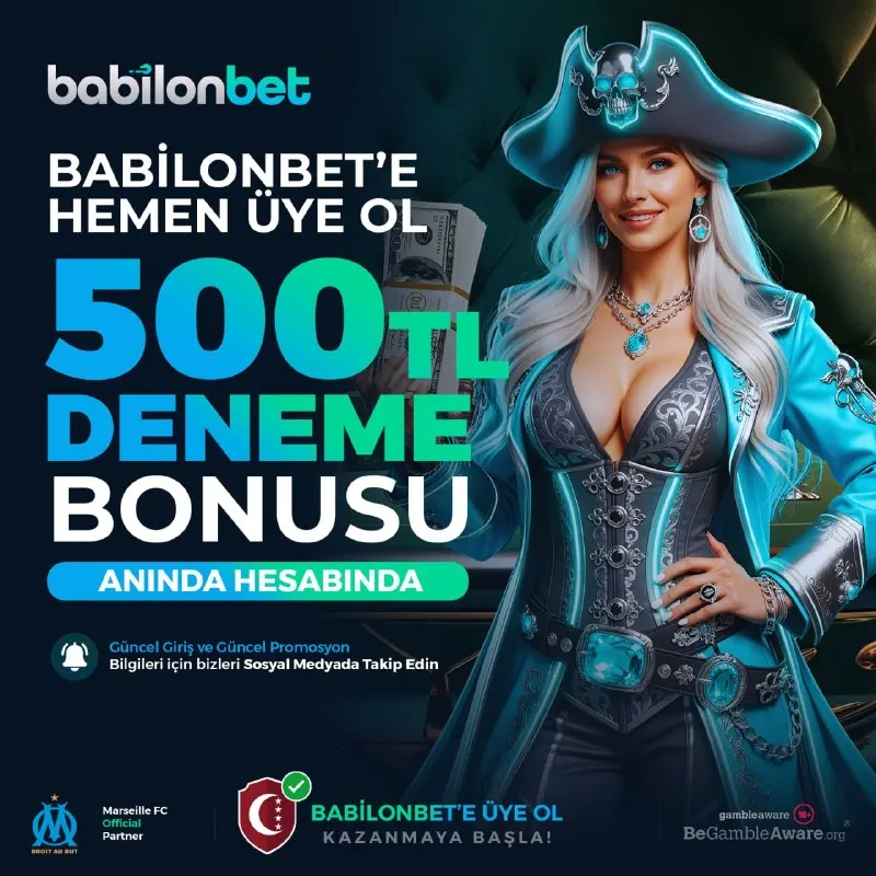 🏛️BABİLON'UN HAZİNESİ SENİ BEKLİYOR!🏛️ 5️⃣0️⃣0️⃣ TL Deneme Bonusu ile keşfe güçlü bir…