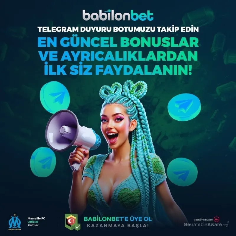 🤖@BabilonduyuruBot 🎯BOTU ŞİMDİ BAŞLAT TÜM DUYURULARI ANINDA AL! 🤖DUYURU BOT TAKİBİ…