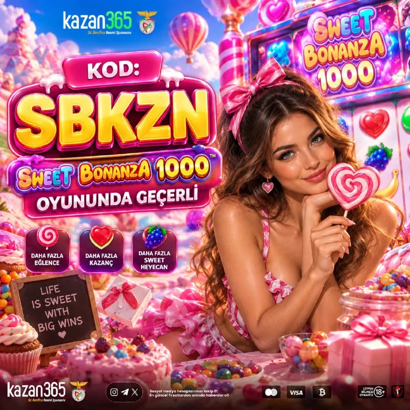 🔠🔠🔠 🔠🔠🔠🔠🔠🔠🔠🔠🔠 🫰 KOD: SBKZN ➡ 30 Freespin ➡ Bet değeri: 50₺ ➡ Sweet Bonanza 1000 oyununda…