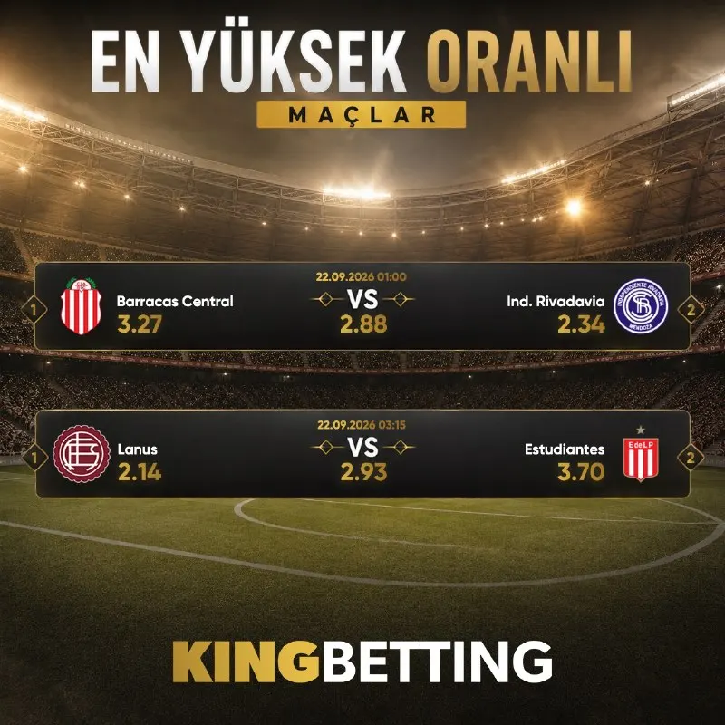 Günün arttırılmış oranlı karşılaşmaları⚽️ Arttırılmış oran özelliği sayesinde popüler…