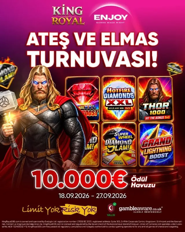 🔥 ATEŞ VE ELMAS’TA SON HAMLE! 🔥 ➖ 1️⃣🅾️🩸🅾️🅾️🅾️🩸 ➖ 💎 Enjoy Gaming’den Ateş ve Elmas…