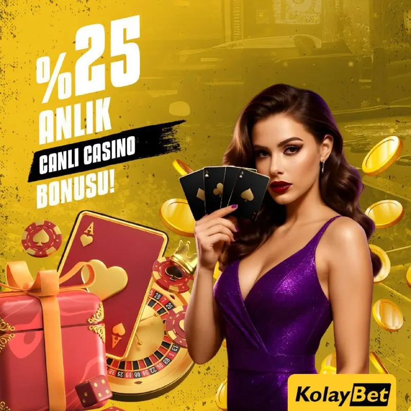 ♠️ Şans masada, karar sende! ♠️ 💎 %25 ANLIK CANLI CASINO BONUSU ile oyuna güçlü başla! 🎴…