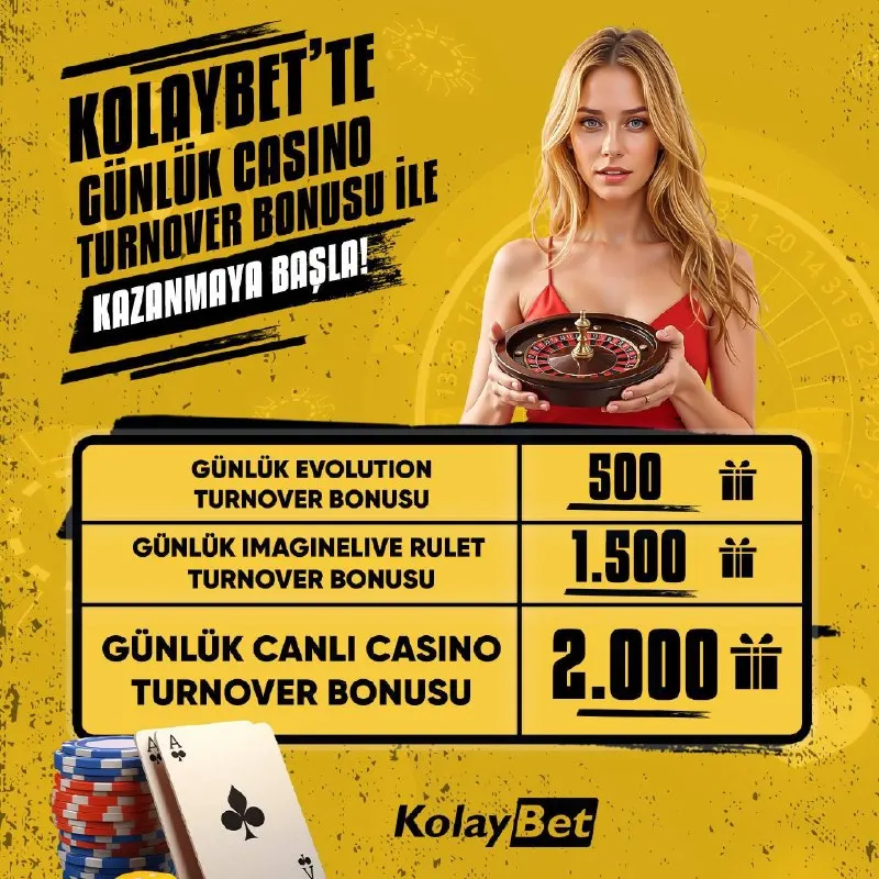 🎰🔥 KAZANMA ZAMANI ŞİMDİ! 🔥🎰 💛 KolayBet’te günlük casino şöleni başladı! 🎁 Turnover…