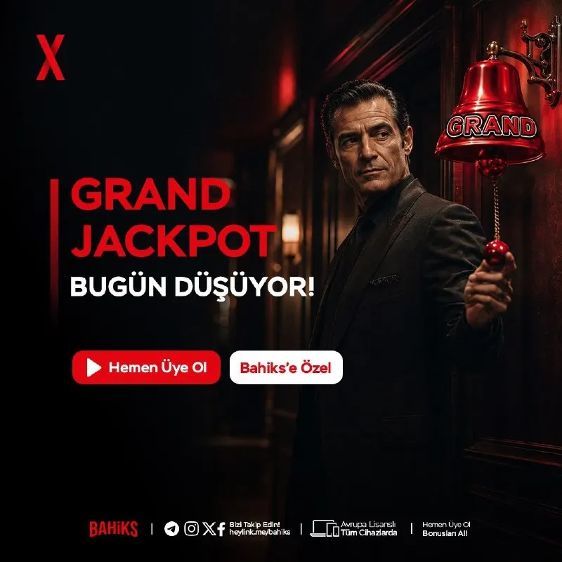 💰 GRAND JACKPOT HEYECANI! 💰 💎 Bahiks'te kazancın boyutu değişiyor, büyük ödül her an…