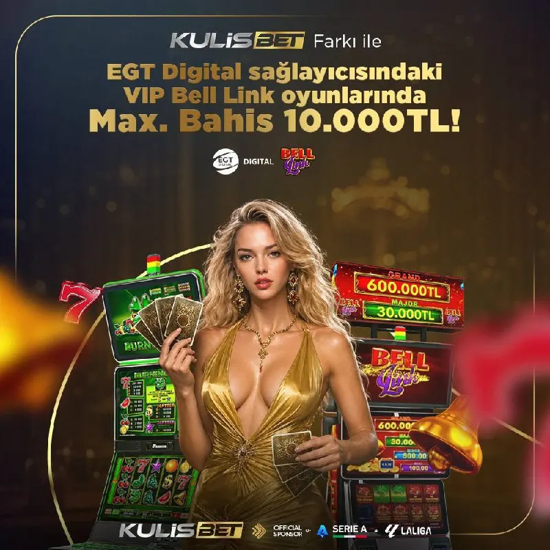 🔔 Büyük Kazançların Adresi Kulisbet! 🎯EGT Digital'in sevilen VIP Bell Link oyunlarında…