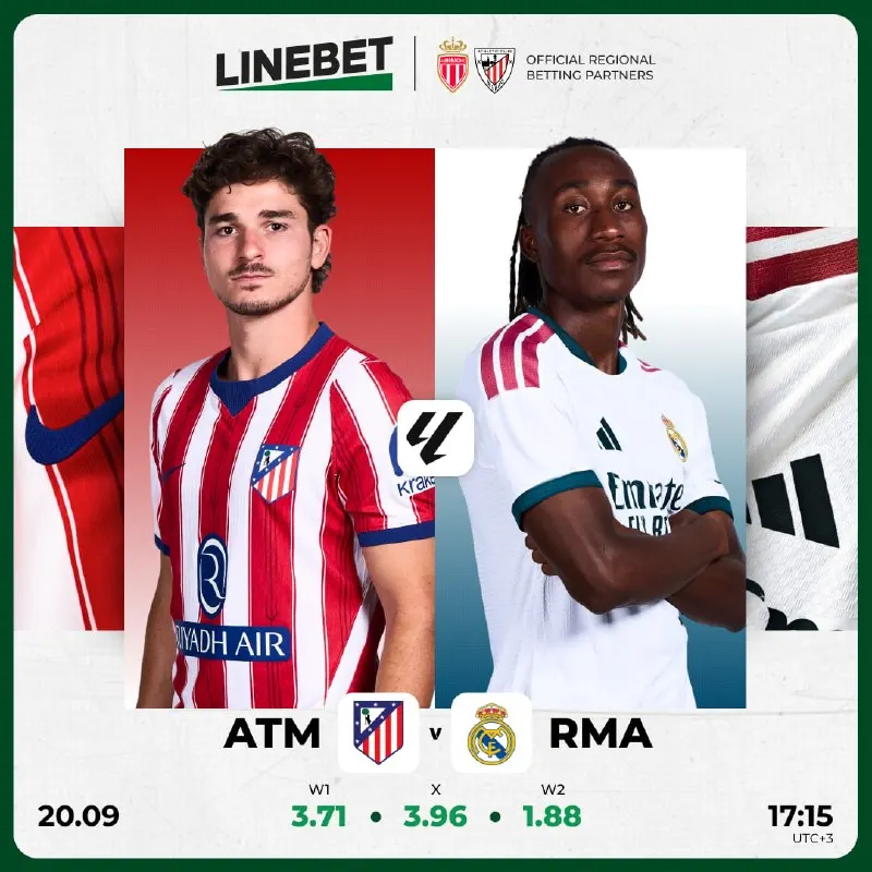 🇪🇸 Atletico Madrid - Real Madrid 🇪🇸 A crucial Madrid derby to kick off the season. Real…