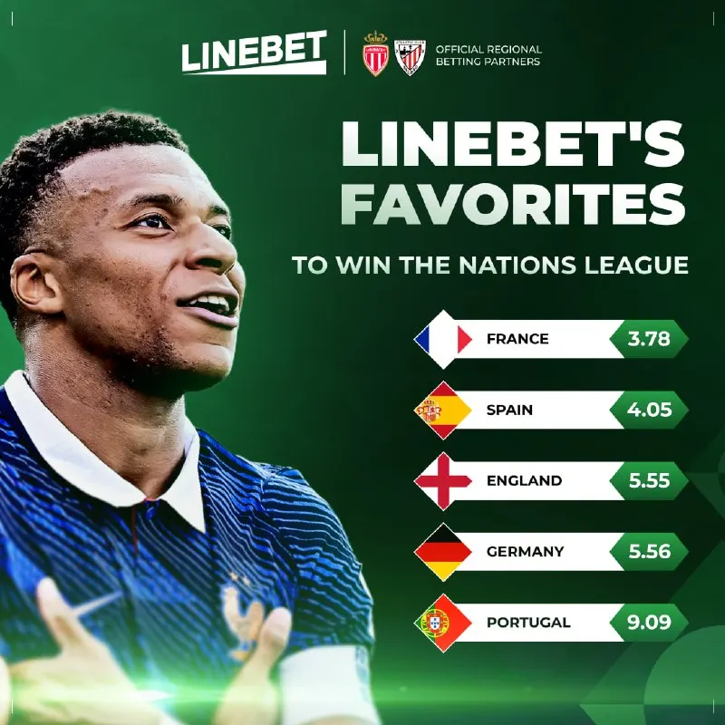 ✨ Linebet's Favorites to Win the Nations League We can look forward to a host of major…