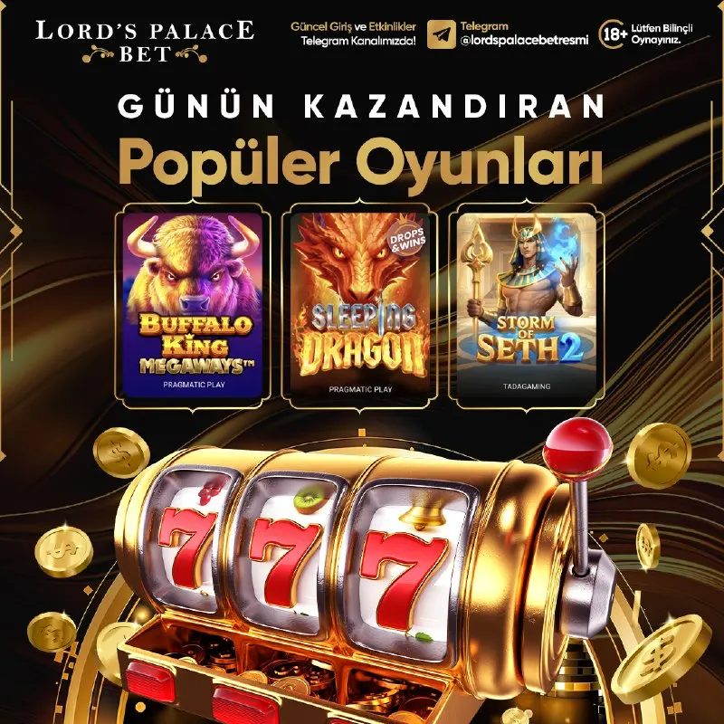 🎰 Şanslı oyunlar sizleri bekliyor 💰Yüksek RTP Oranları 🎁Görev ve Yatırım bonuslarını…