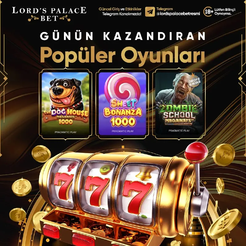🎰 Şanslı oyunlar sizleri bekliyor 💰Yüksek RTP Oranları 🎁Görev ve Yatırım bonuslarını…