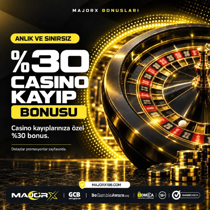 🔣3️⃣0️⃣ CASİNO KAYIP BONUSU 🔥 Kaybı kazanca çevirme zamanı ✅ Katılım Şartları ve Minimum…