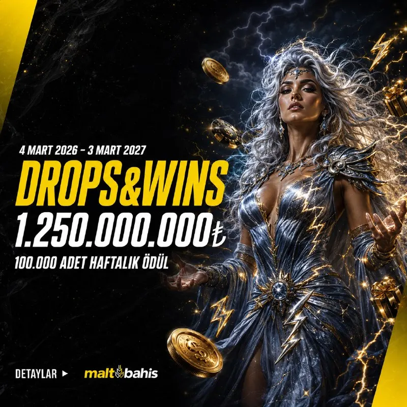 🌟 Drops & Wins devam ediyor! 💰 1.250.000.000₺ ödül havuzu, 100.000 haftalık kazanç…