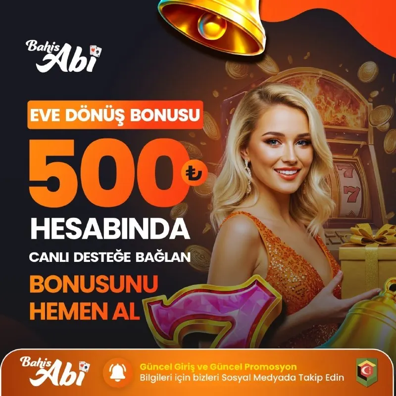 🔥ŞANS YENİDEN SENİNLE! 💰500₺ EVE DÖNÜŞ BONUSU 🎧CANLI DESTEKTE AKTİF 📌 Evrak yok, kimlik…