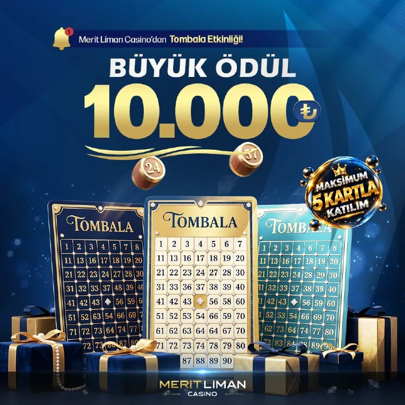 🎰 TOMBALA ETKİNLİĞİ BAŞLADI! 🏆 Tombala Ödülü: 10.000₺ 🥈 2. Çinko Ödülü: 3000₺ 🥉 1. Çinko…