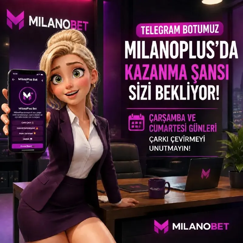 🚀MilanoPlus yayında!🚀 📱Telegram botumuz ile kazanç zamanı!📱 🎁Çarşamba ve cumartesi…