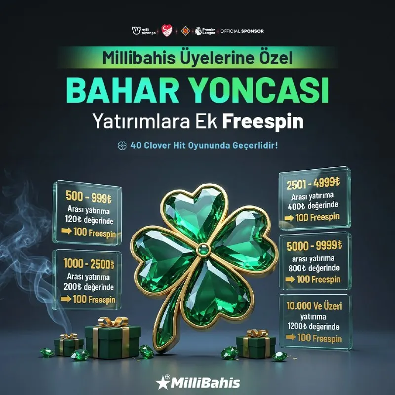 🍀 BAHAR YONCASI AKTİF 🍀 💸Yatırımına Özel Ek Freespin Avantajıyla Oyunun Heyecanını…