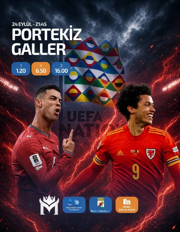 ⚠️ Bahis Severler Dikkat !! UEFA Uluslar Ligi Heyecanı Milyoner de!!⚠️ ⚽️ Portekiz vs…