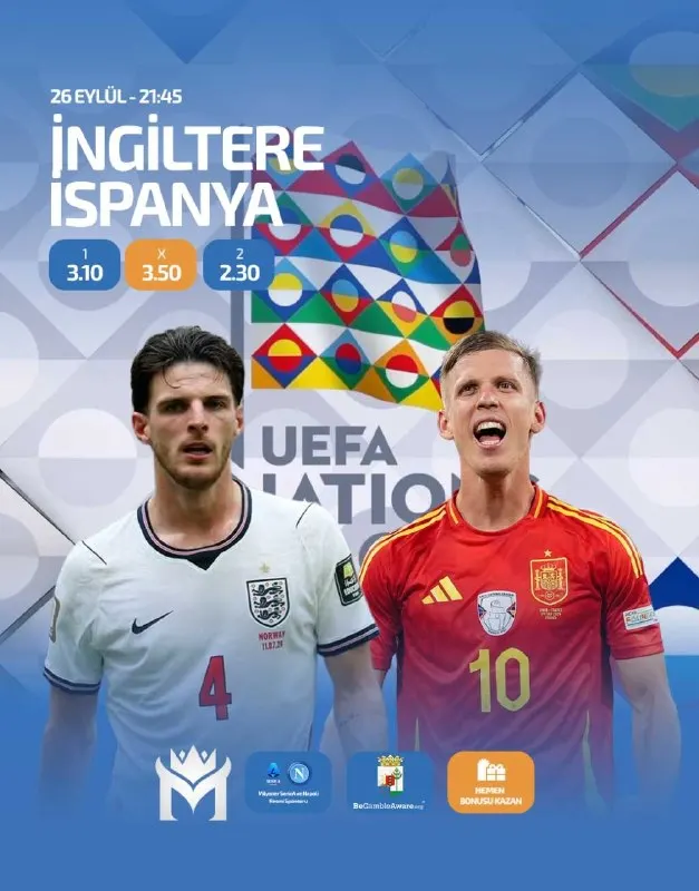 ⚠️ Bahis Severler Dikkat !! UEFA Uluslar Ligi Heyecanı Milyoner de!!⚠️ ⚽️ İngiltere vs…