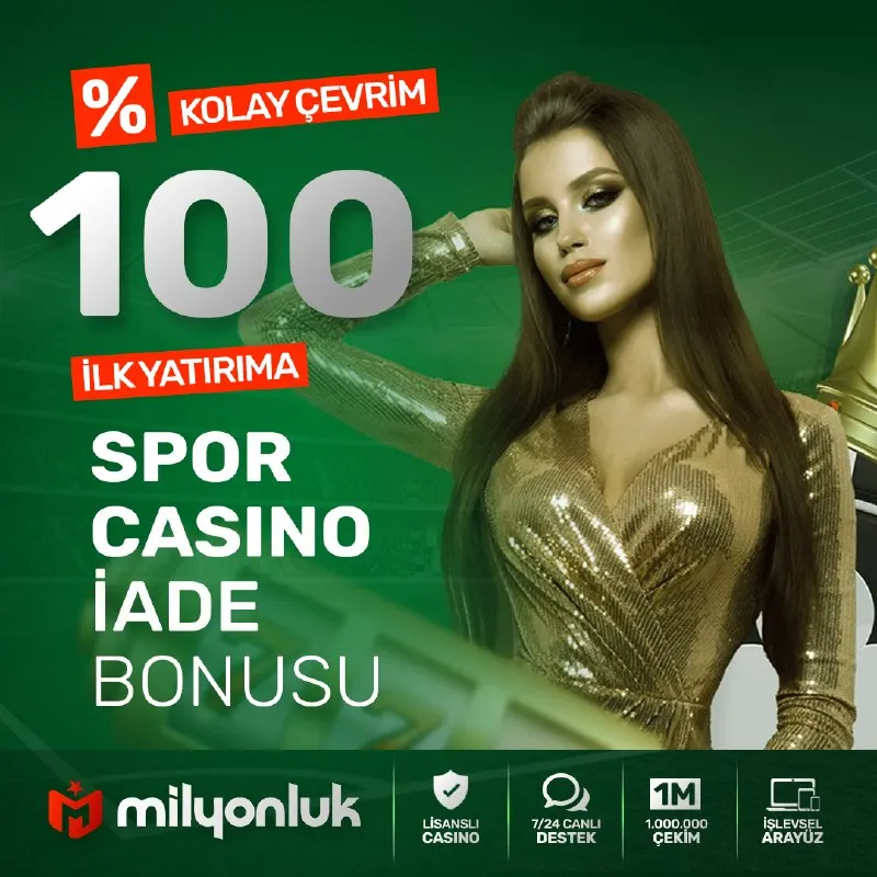 %100 Kolay Çevrimli İlk Yatırıma İade Bonusu ✅ İlk yatırımında kaybetmen imkansız! Şimdi…