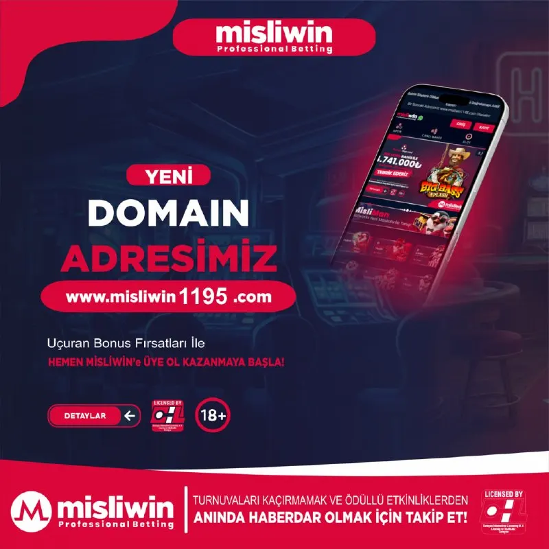 18.09.2026 Cuma tarihinde Misliwin sitesinin giriş adresi yenilenmiştir.‼️ Misliwin yeni…