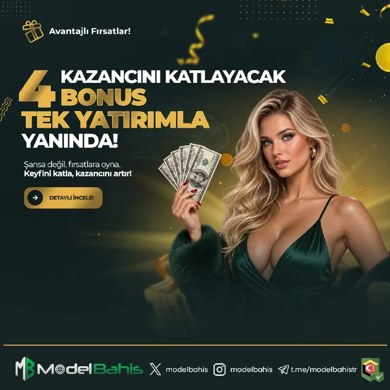 👑 BONUSLAR MODELBAHİS’TE DURMUYOR! 👑 🎁 Tek yatırım yap, tam 4 ayrı fırsatı kap! ⚡️ Ek…