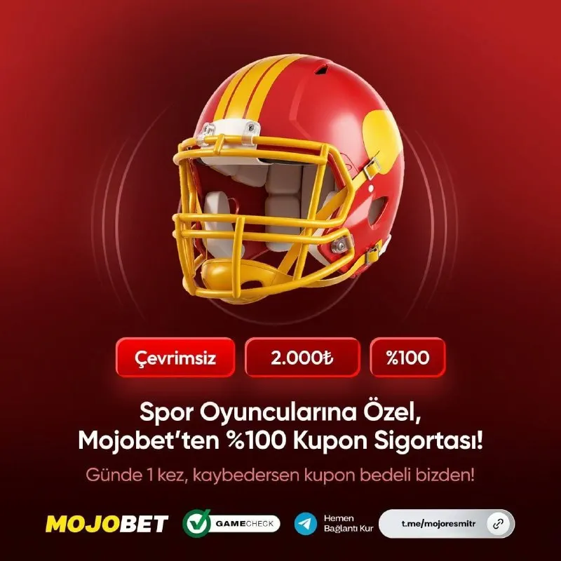 ⭐ MOJOBET SPOR TUTKUNLARINA ÖZEL %100 KUPON SİGORTASI! ⭐ Gün içerisinde maksimum 2000₺…