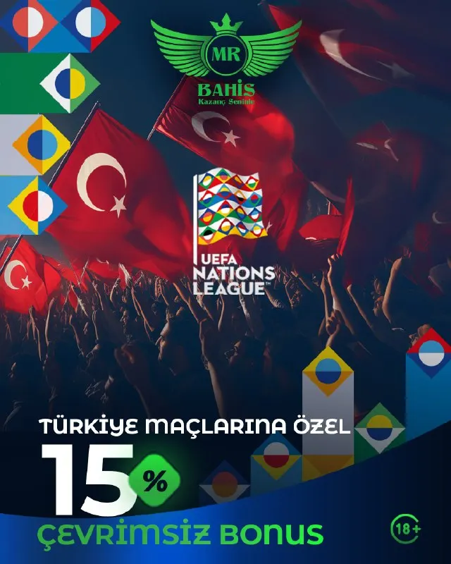 🔥 MRBAHİS'TEN MİLLİ TAKIMA ÖZEL %15 ÇEVRİMSİZ BONUS! 🔥 ⚡️️️ Bizim Çocuklar sahaya…