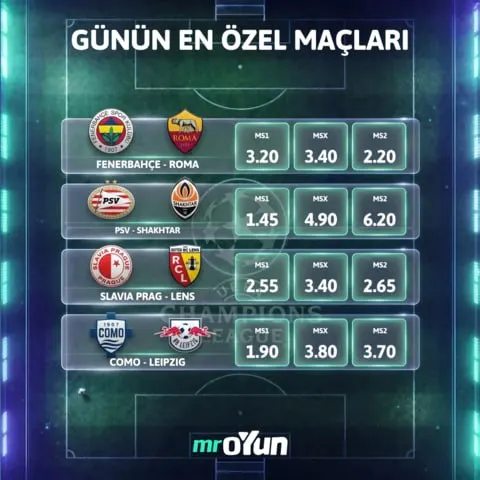 Günün en özel maçları sahnede! ⚽️🔥 Şampiyonlar Ligi gecesinde gözler birbirinden…