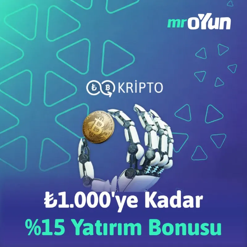 💰 Kripto ile yatırım yap, bonusunu kap! Min. ₺1000 kripto yatırımına ₺1000’ye kadar %15…