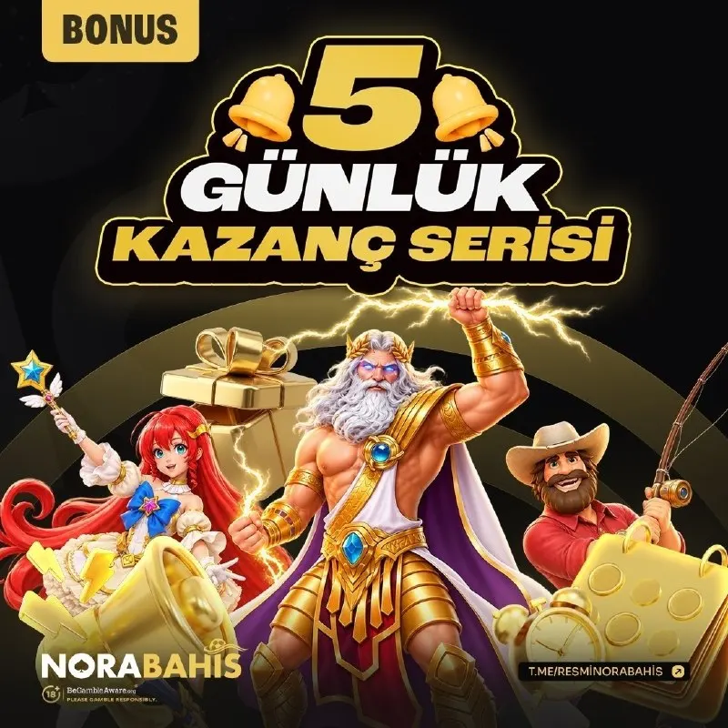 🗓 5 GÜNLÜK KAZANÇ SERİSİ! 🗓 〰 #Norabahis'te seriyi tamamla, çevrimsiz ödülü kap! 🎁 Ödül…